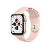 Refurbished Apple Watch Series SE | 44mm | Aluminum Case Gold | Pink Sport Band | GPS | WiFi