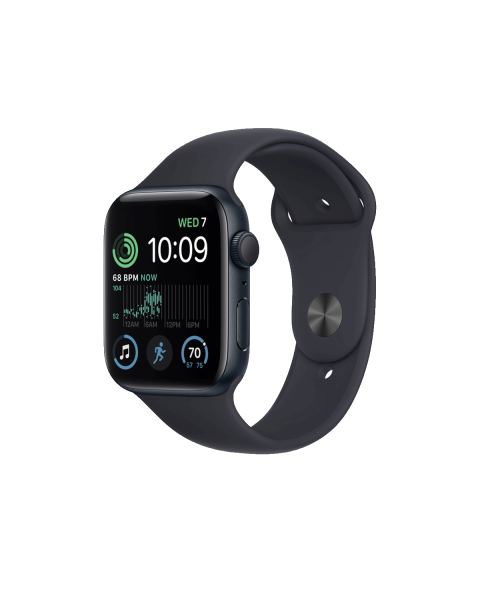 Refurbished Apple Watch Series SE | 44mm | Aluminium Case Midnight Blue | Midnight Blue Sport band | GPS | WiFi