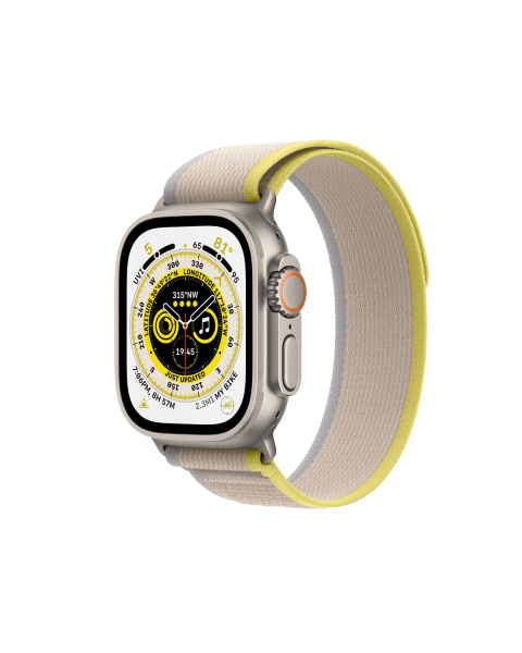 Refurbished Apple Watch Ultra | 49mm | Titanium Silver | Beige Trail Band | GPS | WiFi + 4G