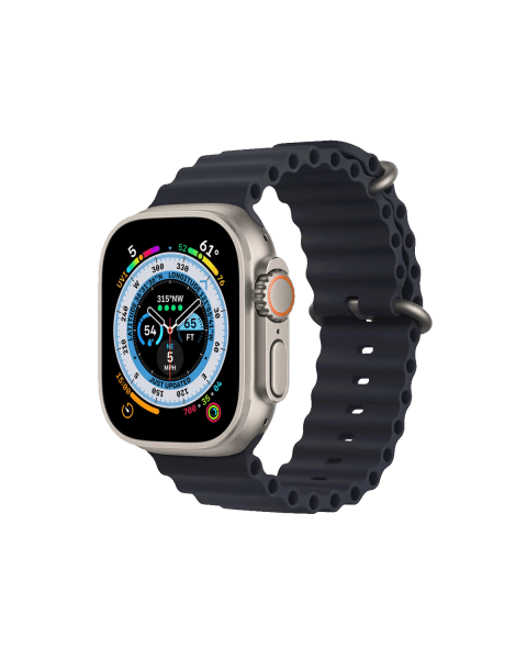 Refurbished Apple Watch Ultra | 49mm | Titanium Case | Midnight Ocean Band | GPS | WiFi + 4G