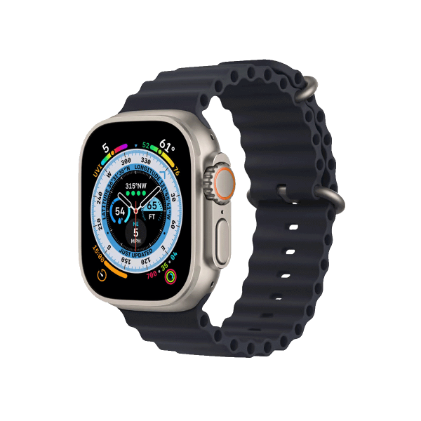Refurbished Apple Watch Ultra | 49mm | Titanium Case | Midnight Ocean Band | GPS | WiFi + 4G