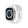 Refurbished Apple Watch Ultra | 49mm | Titanium Case | White Sport Band | GPS | WiFi + 4G