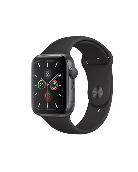 Refurbished Apple Watch Series 5 | 40mm | Aluminum Case Space Gray | Black Sport Band | GPS | WiFi