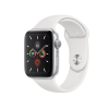 Refurbished Apple Watch Series 5 | 40mm | Aluminum Case Silver | White Sport Band | GPS | WiFi + 4G
