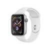 Refurbished Apple Watch Series 4 | 40mm | Aluminum Case Silver | White Sport Band | GPS | WiFi