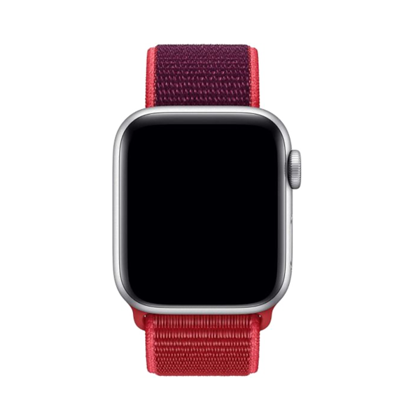 Apple Watch 38/40 mm Nylon Sport Loop Horlogeband Red