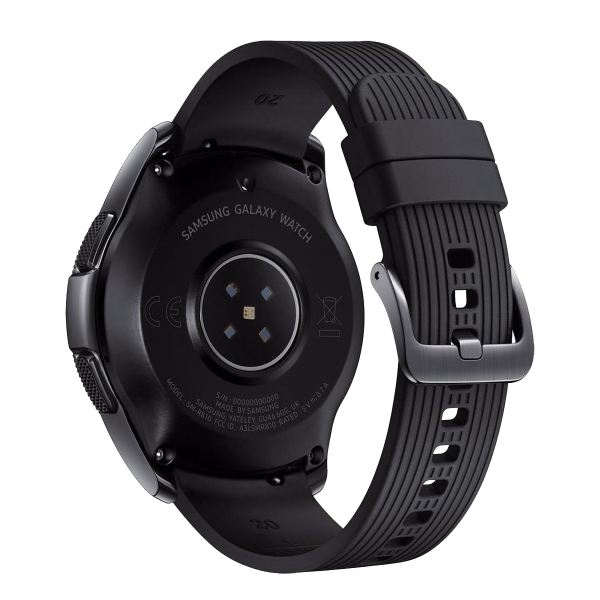 Galaxy Watch | 42 | Stainless Steel Case Black | Black Leather Strap | GPS | Wi-Fi + 4G