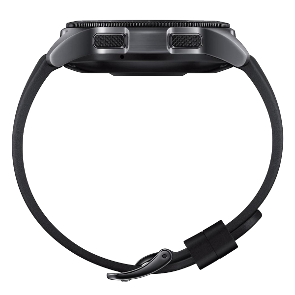 Galaxy Watch | 42 | Stainless Steel Case Black | Black Leather Strap | GPS | Wi-Fi + 4G