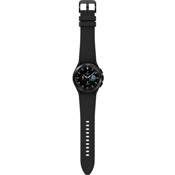 Refurbished Galaxy Watch4 Classic | 42mm | Stainless Steel Case Black | Black Sport Band | GPS | WiFi + 4G