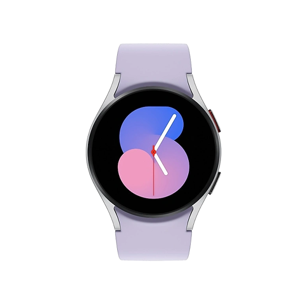 Refurbished Galaxy Watch5 | 40mm | Aluminium Case Silver | Purple Sport Band | GPS | WiFi