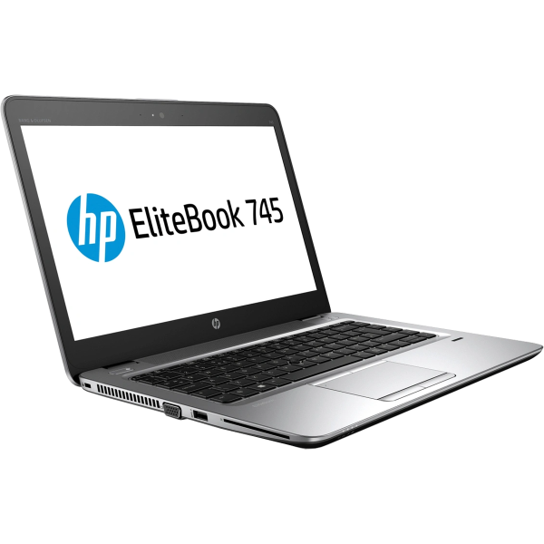 HP EliteBook 745 G4 | 14 inch QHD | 8e generation A12 | 256GB SSD | 8GB RAM | QWERTY/AZERTY/QWERTZ