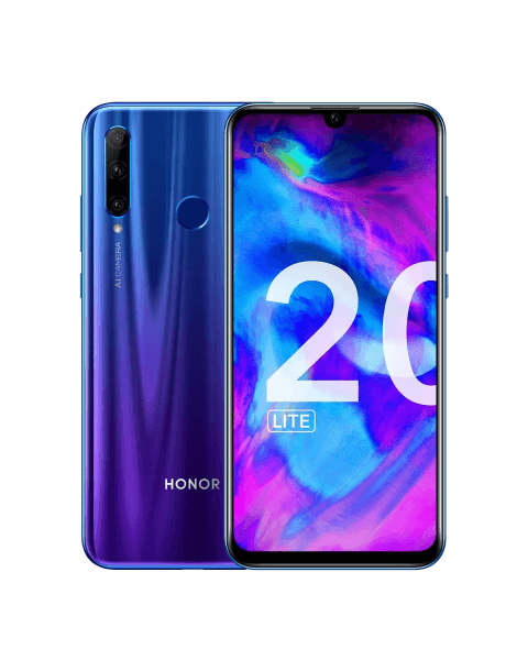 Refurbished Huawei Honor 20 Lite | 128GB | Blue | Dual