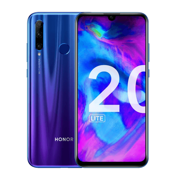 Refurbished Huawei Honor 20 Lite | 128GB | Blue | Dual
