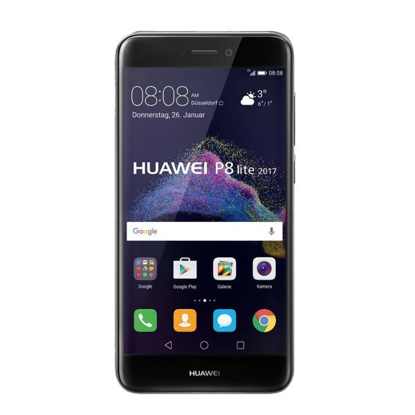 Refurbished Huawei P8 Lite | 16GB | Black | 2017