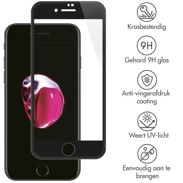 Tempered Glass Premium Screen Protector iPhone 8 Plus / 7 Plus - Black