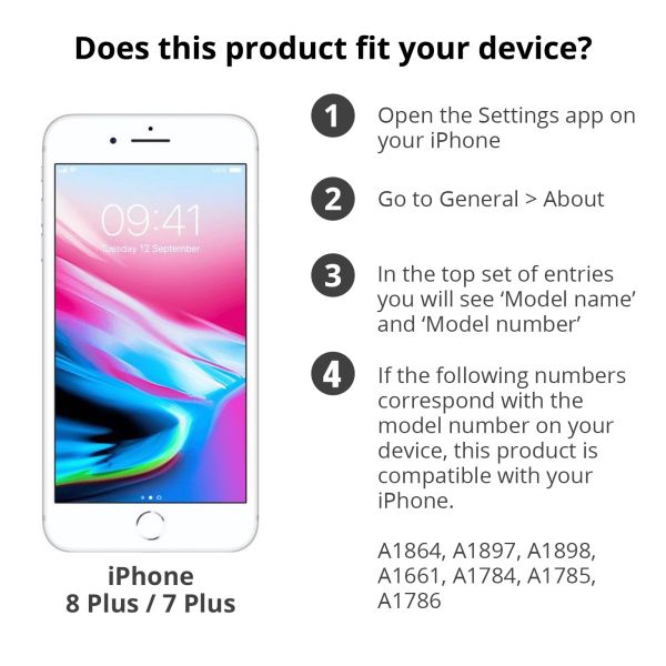 Accezz Liquid Silicone Backcover iPhone 8 Plus / 7 Plus - Lila