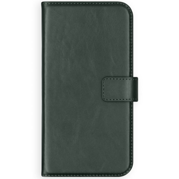 Selencia Echt Lederen Bookcase iPhone 11 - Groen / Grün  / Green