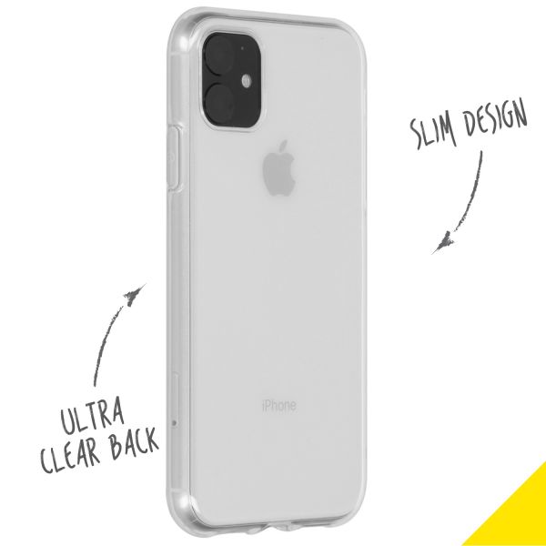 Clear Backcover iPhone 11 - Transparent