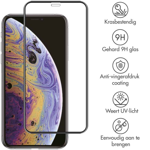 Glass Premium Screen Protector iPhone 11 Pro Max / Xs Max - Black