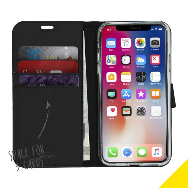 Wallet Softcase Booktype iPhone 11 Pro Max - Black