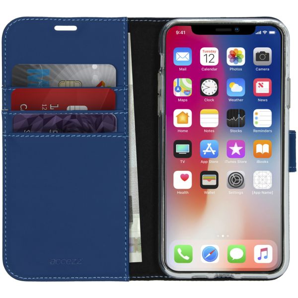 Accezz Wallet Softcase Bookcase iPhone 11 Pro Max - Blauw / Blau / Blue