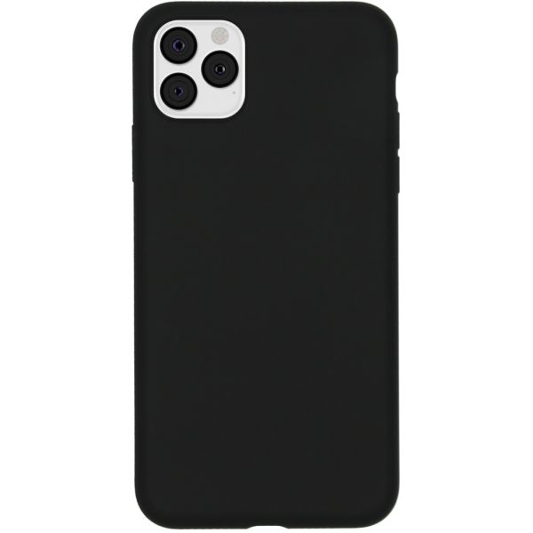 Liquid Silicone Backcover iPhone 11 Pro Max - Black