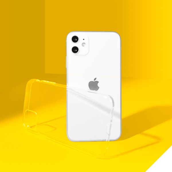 Clear Backcover iPhone 12 (Pro) - Transparent