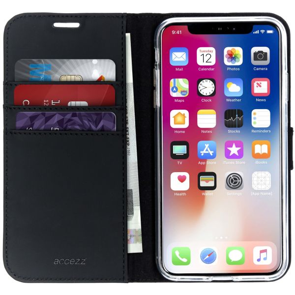 Wallet Softcase Booktype iPhone Xs Max - Black