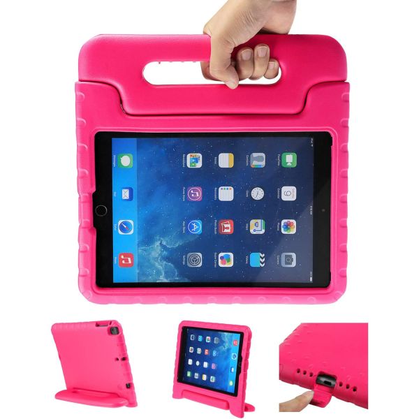 Kidsproof Backcover met handvat iPad (2018) / (2017) - Roze / Pink
