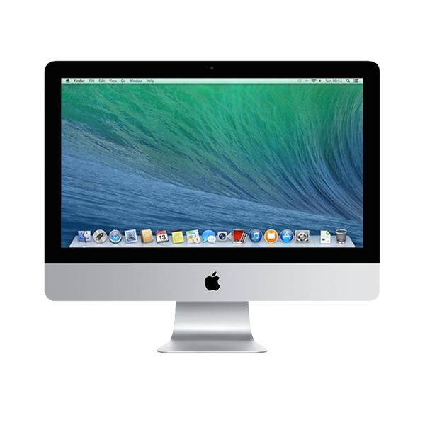 Refurbished iMac 21-inch | Core i5 1.4 GHz | 500 GB HDD | 8 GB RAM | Silver (Mid 2014)