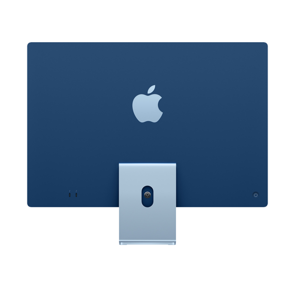 Refurbished iMac 24-inch | Apple M1 8-Core | 256 GB SSD | 8 GB RAM | 2 Ports | 8-Core GPU | Blue (Retina, 2021)