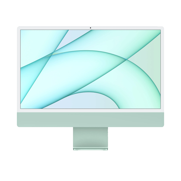 Refurbished iMac 24-inch | Apple M1 8-Core | 256 GB SSD | 8 GB RAM | 4 Ports | 8-Core GPU | Green (Retina, 2021)