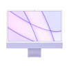 Refurbished iMac 24-inch | Apple M1 8-Core | 256 GB SSD | 8 GB RAM | 4 Ports | 8-Core GPU | Purple (Retina, 2021)