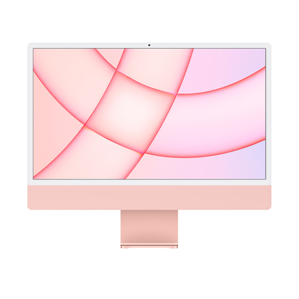 Refurbished iMac 24-inch | Apple M1 8-Core | 256 GB SSD | 8 GB RAM | 4 Ports | 8-Core GPU | Pink (Retina, 2021)