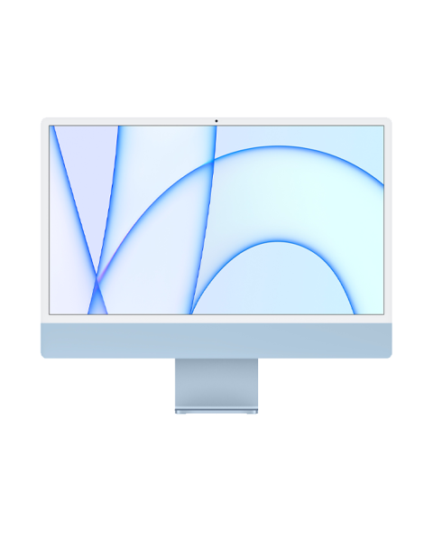 iMac 24-inch | Apple M1 8-core | 256 GB SSD | 8 GB RAM | 4 Ports | 8-core GPU | Blue (Retina, 2021)
