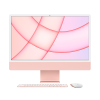 Refurbished iMac 24-inch | Apple M1 8-Core | 256 GB SSD | 8 GB RAM | 4 Ports | 8-Core GPU | Pink (Retina, 2021) | Includes mouse and qwerty keyboard