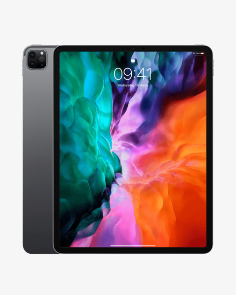 Refurbished iPad Pro 12.9-inch 256GB WiFi + 4G Space Gray (2020) | Excluding cable and charger