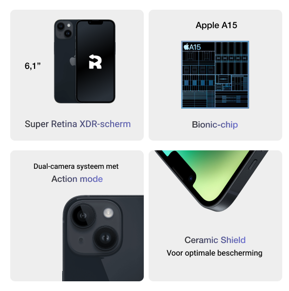 Refurbished iPhone 14 128GB Midnight Black