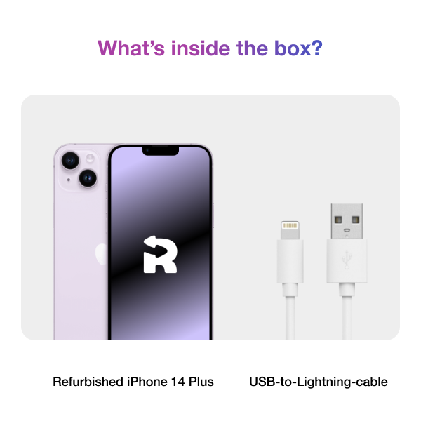 Refurbished iPhone 14 Plus 128GB Purple