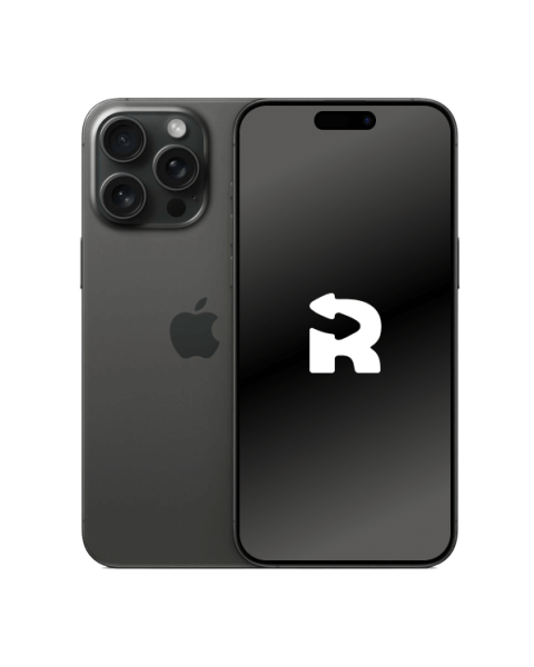 Refurbished iPhone 15 Pro Max 256GB Black Titanium