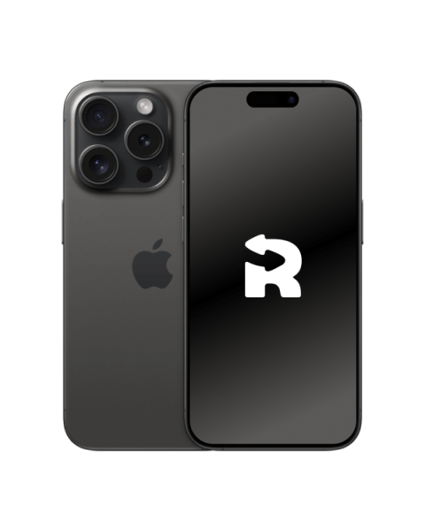 Refurbished iPhone 15 Pro 128GB Black Titanium