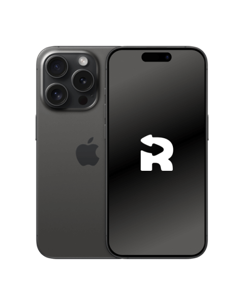 Refurbished iPhone 15 Pro 256GB Black Titanium