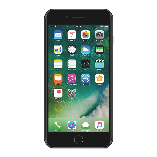 Refurbished iPhone 7 plus 128GB matte black