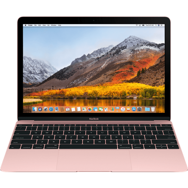  MacBook 12 inch | Core m3 1.2 GHz | 256 GB SSD | 8GB RAM | Rose gold (2017) | Qwerty