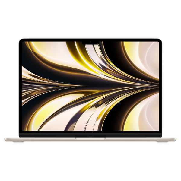 MacBook Air 13-inch | Apple M2 8-core | 256 GB SSD | 8 GB RAM | Starlight White (2022) | 8-core GPU | Qwerty