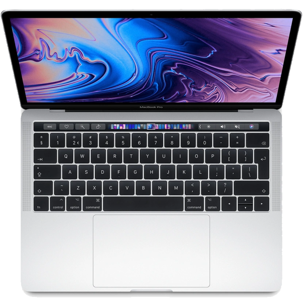 MacBook Pro 13-inch | Touch Bar | Core i5 2.3 GHz | 256 GB SSD | 8 GB RAM | Silver (2018) | Qwerty/Azerty/Qwertz
