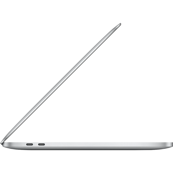 Macbook Pro 13-inch | Apple M1 3.2 GHz | 512 GB SSD | 8 GB RAM | Silver (2020) | 8-core GPU | Qwerty/Azerty/Qwertz
