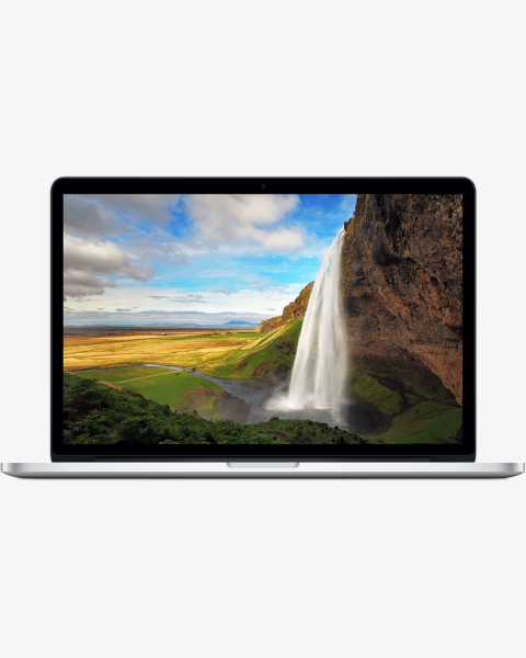 MacBook Pro 15 inch | Core i7 2.2 GHz | 256 GB SSD | 16GB RAM | Silver (mid 2015) | Qwerty