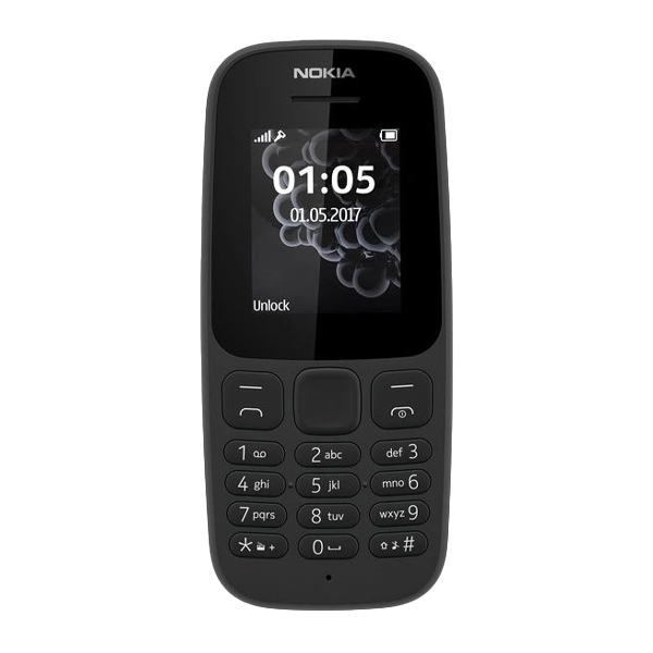 Refurbished Nokia 105 | Black (2019)