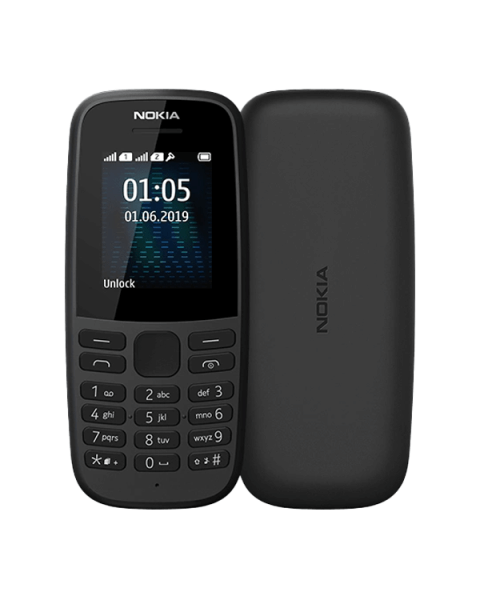 Refurbished Nokia 105 | Black (2019)